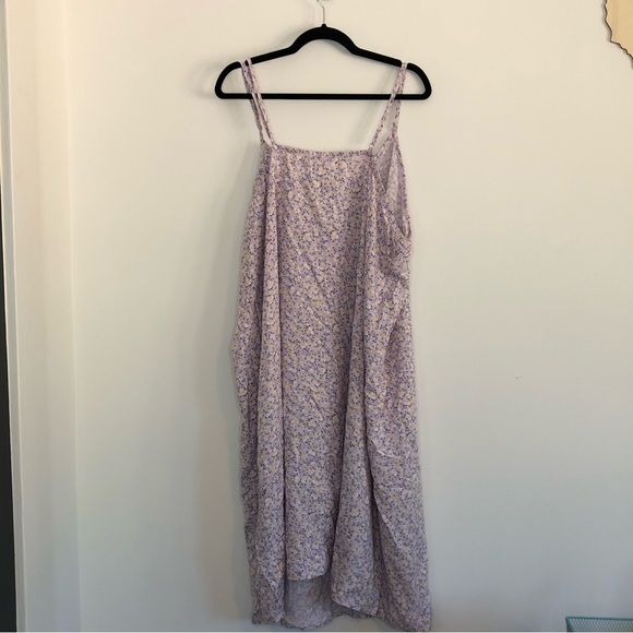 Wallflower Lavender Floral Maxi Summer Dress Size 3x Cottagecore NWT Maxi - Picture 2 of 7